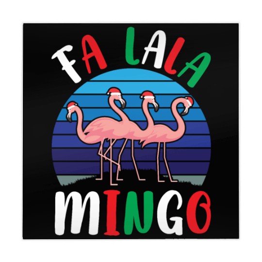 Candy Cane Flamingoes Fa La La Mingo Flamingo Mahjong Mats