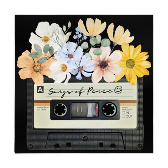 Songs of peace cassette tape Mahjong Mats