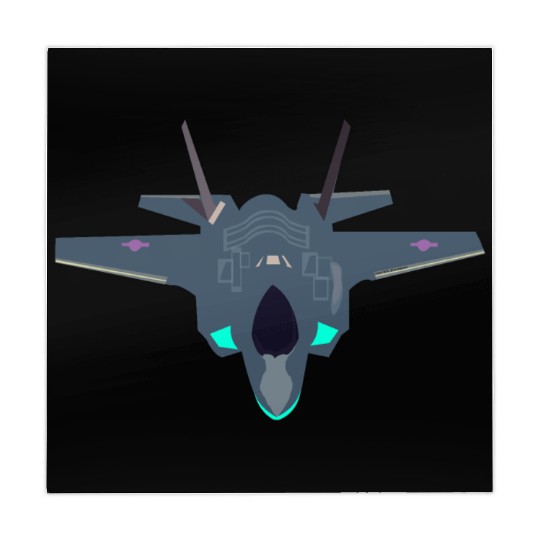 Stealthy F-35 Fighter Jet Design Mahjong Mats