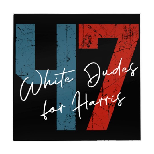 White Dudes For Harris Kamala Harris 2024 47th Mahjong Mats