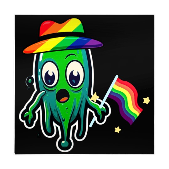 Rainbow Lgbtq Weird Creature Mahjong Mats