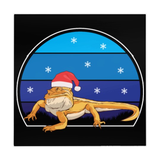 Iguana Christmas Light Sweater Funny Animals Lover Mahjong Mats