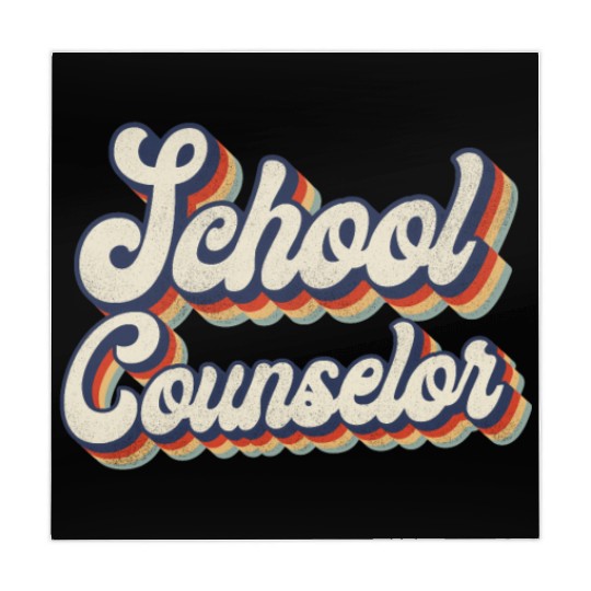 School Counselor Retro Vintage Mahjong Mats