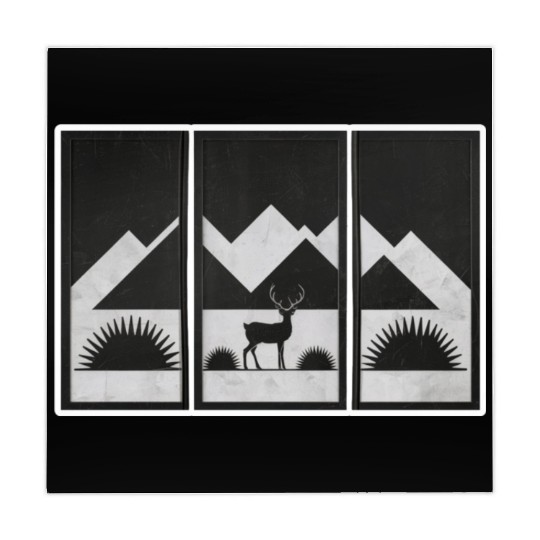 Monochrome Wilderness Mahjong Mats