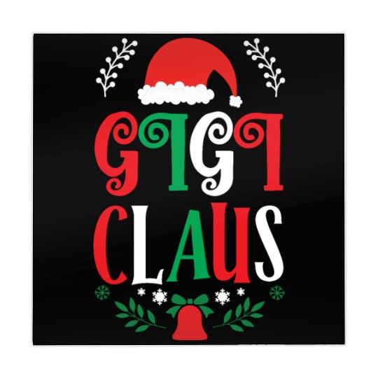 Gigi Claus Christmas Family Group Matching Pajama Mahjong Mats