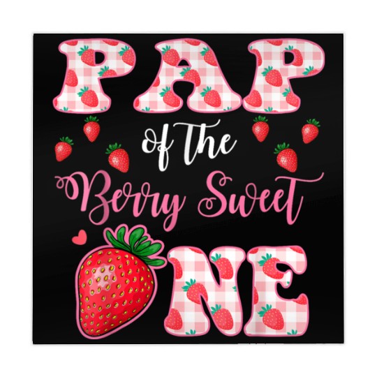 Pap Of The Berry Sweet One Strawberry First Birthd Mahjong Mats