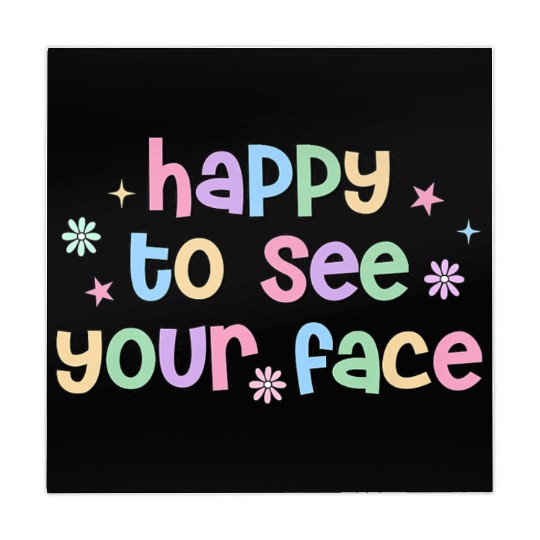 Teacher Team Happy To See Your Face Back To School Mahjong Mats