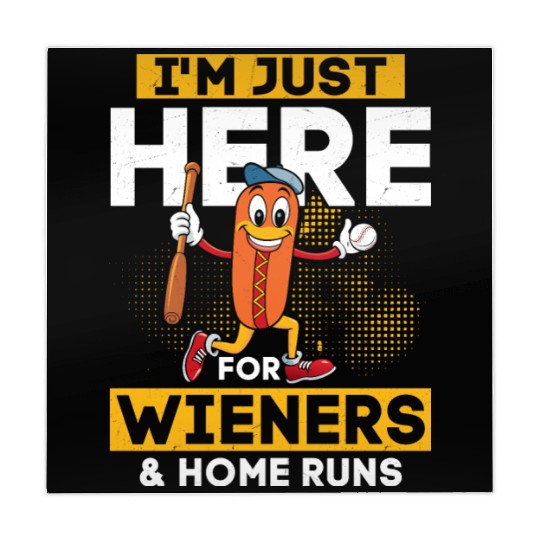 I'm Just Here For Wieners & Home Runs Sport Fan Ba Mahjong Mats