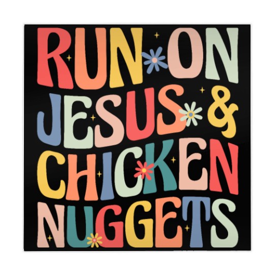 Run on Jesus and Chicken Nuggets Mahjong Mats