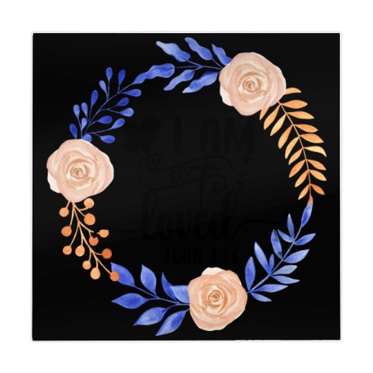 I Am So Loved John 3:16 Love Jesus Christian Mahjong Mats