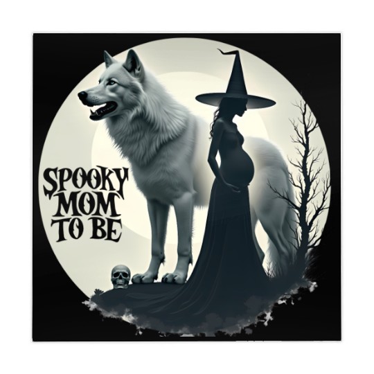 Spooky Mom To Be Baby Announcement Mahjong Mats