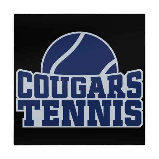 Cougars Tennis Design 1 Mahjong Mats