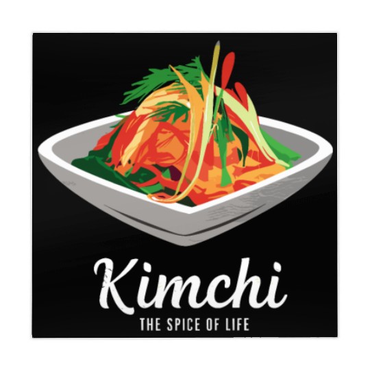 Kimchi The Spice of Life Korean Food Mahjong Mats