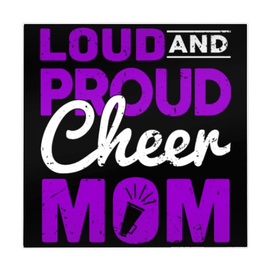 Loud & Proud Cheer Mom Cheerleading Mother's Day Mahjong Mats