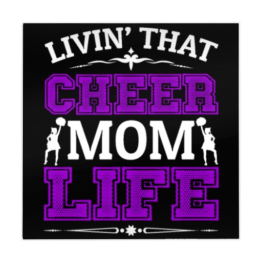 Living Cheer Mom Life Cheerleading Mother's Day Mahjong Mats