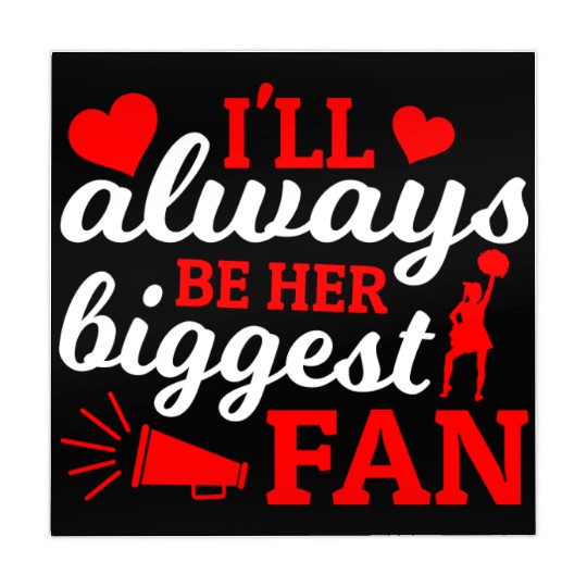 Always Her Fan Cheer Mom Cheerleading Mother's Day Mahjong Mats