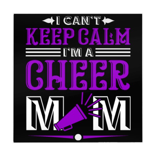 Keep Calm Cheer Mom Cheerleading Mother's Day Mahjong Mats