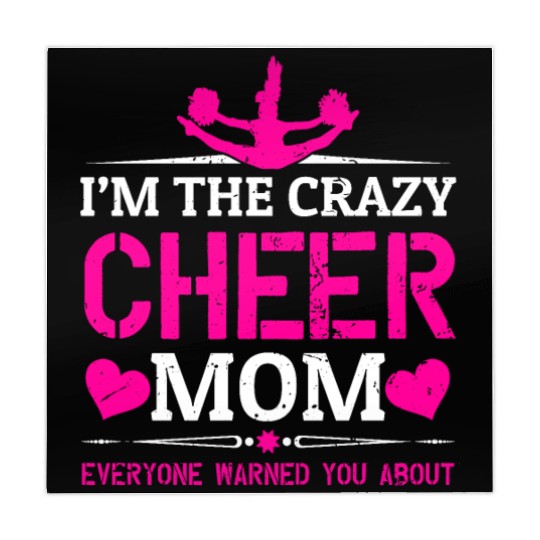 Crazy Cheer Mom Cheerleading Mommy Mother's Day Mahjong Mats