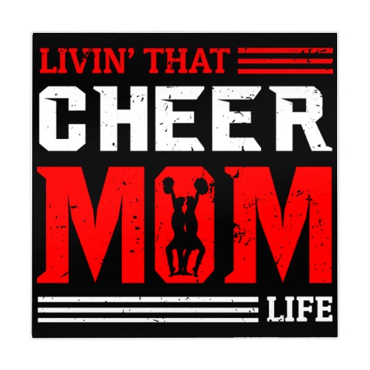 Living Cheer Mom Life Cheerleading Mother's Day Mahjong Mats