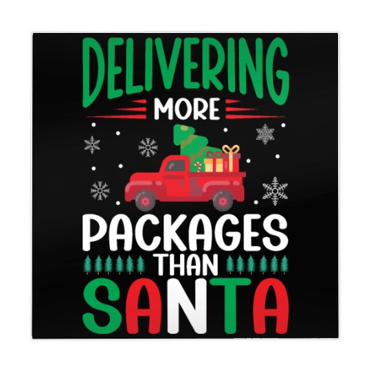 Delivering More Packages Than Santa Postal Worker Mahjong Mats