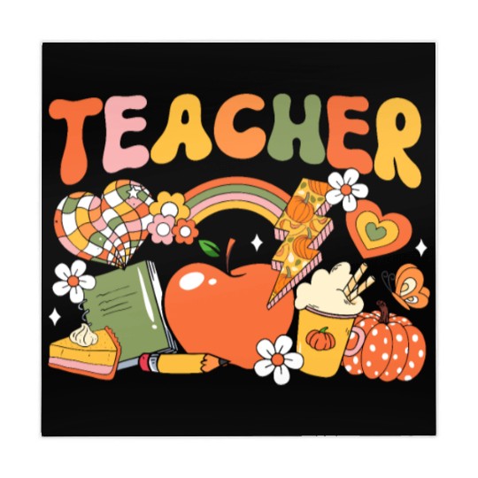 Teacher Fall Autumn Pumpkin Thanksgiving Thankful Mahjong Mats