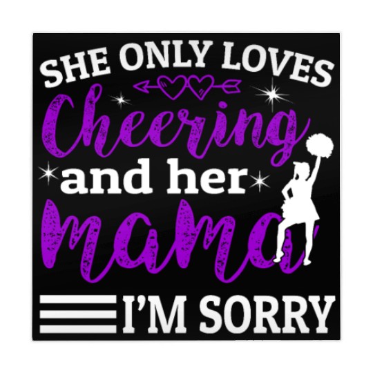 Loves Cheer Mom Cheerleading Mommy Mother's Da Mahjong Mats