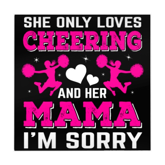 Loves Cheer Mom Cheerleading Mommy Mother's Da Mahjong Mats