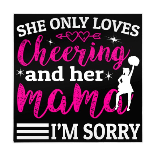 Loves Cheer Mom Cheerleading Mommy Mother's Da Mahjong Mats