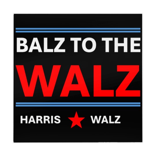 Balz to the Walz | Tim Walz & Kamala Harris Mahjong Mats