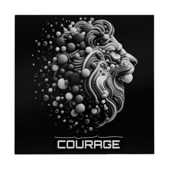 Courageous King: Lion Head Mahjong Mats