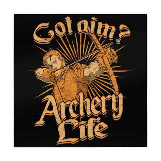 Archery Archer Got aim? Archery life Mahjong Mats