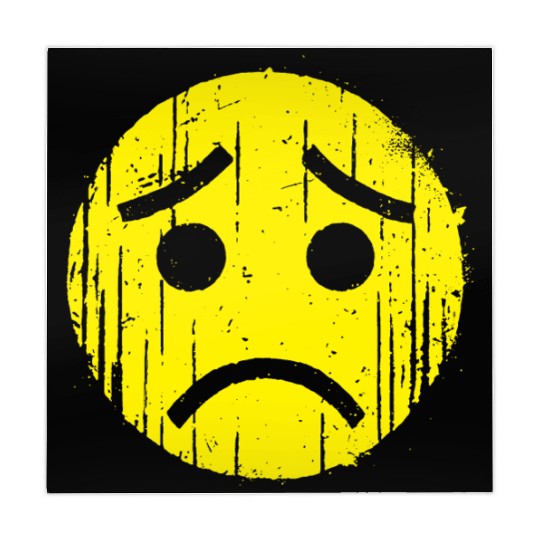 Depressed Emoticon Mahjong Mats