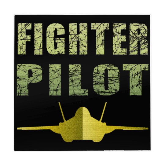 Fighter Pilot F-35 Art Design Mahjong Mats