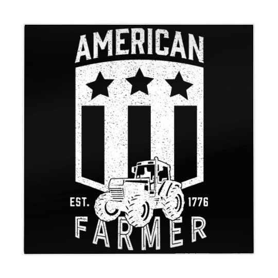 American Farmer Patriotic Design Mahjong Mats