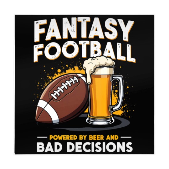 Fantasy Football: Powered by Beer and Bad Decision Mahjong Mats
