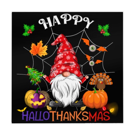 Happy HalloThanksMas Gnome Mahjong Mats