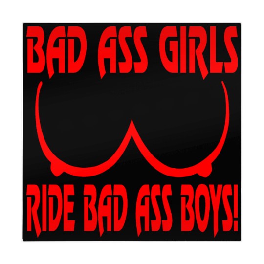 Badass Girls Ride Badass Boys LIKE US ON FACEBOOK Mahjong Mats
