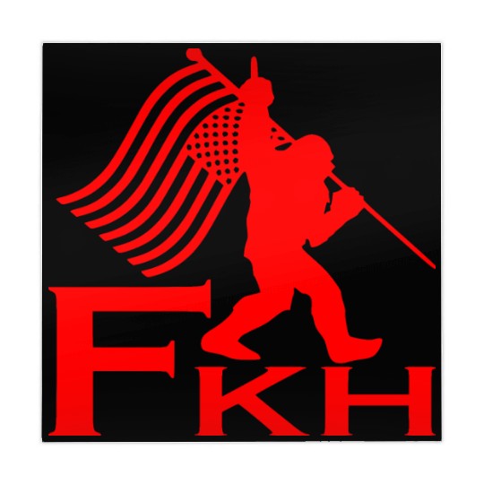 Bigfoot FKH Flag LIKE US ON FACEBOOK # Mahjong Mats