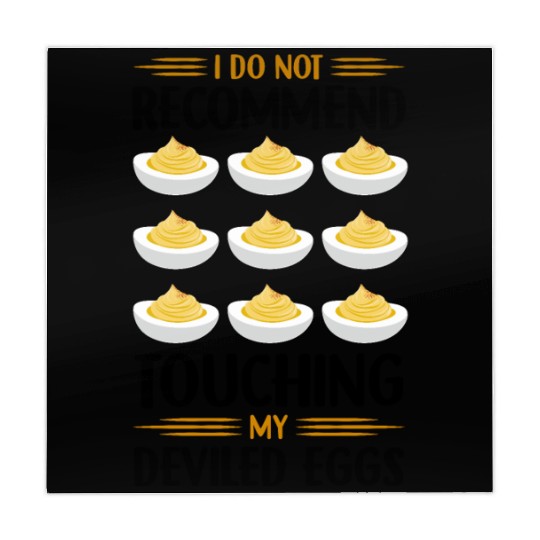 Funny Deviled Eggs Designs For Deviled Egg Lover Mahjong Mats