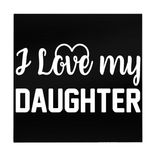 I Love My Daughter to Dad Funny Father's Day Daddy Mahjong Mats