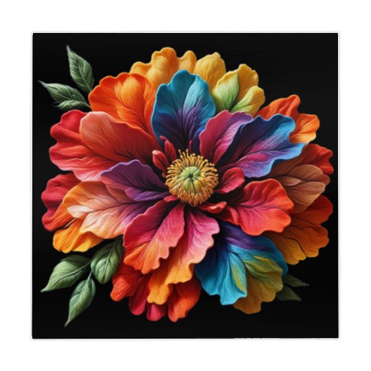 Vibrant Spectrum Bloom Mahjong Mats