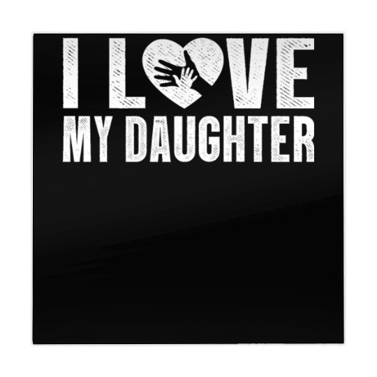 I Love My Daughter to Dad Funny Father's Day Daddy Mahjong Mats