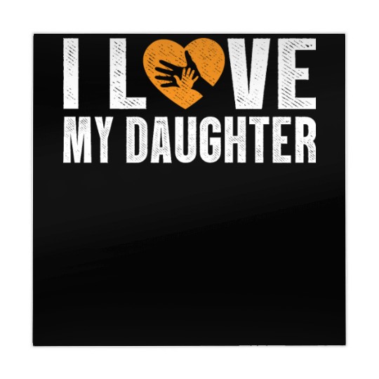 I Love My Daughter to Dad Funny Father's Day Daddy Mahjong Mats