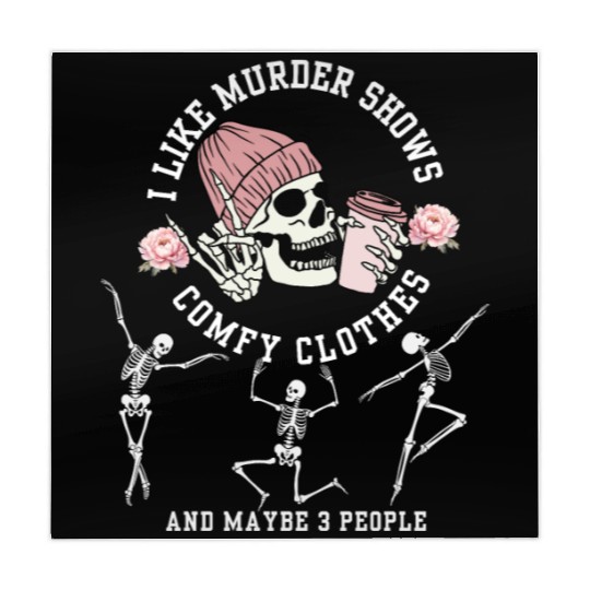 I Like Murder Shows Comfy Clothes And 3 People Hal Mahjong Mats