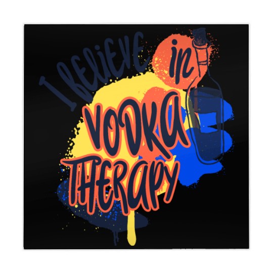 I Believe In Vodka Therapy Funny Alcohol Beer T-Sh Mahjong Mats