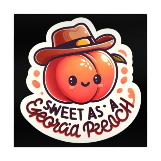 Sweet as a Georgia Peach Sticker Mahjong Mats