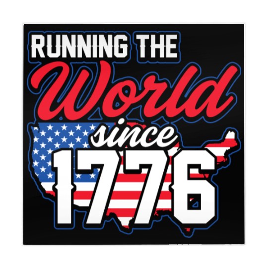 Running The World Since 1776 Patriotic American Mahjong Mats