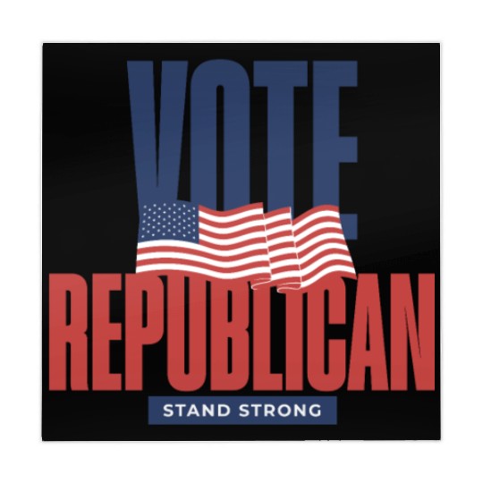 Vote Republican Election 2024 Mahjong Mats design