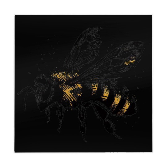 Honey Bee Insect Art 6 Mahjong Mats