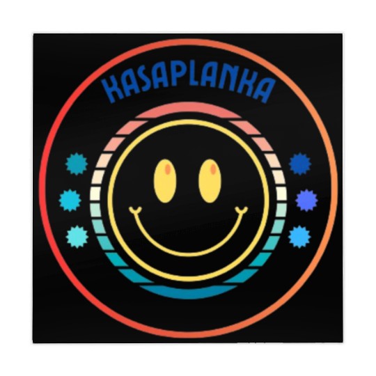 Cream Black Retro Smile T Mahjong Mats